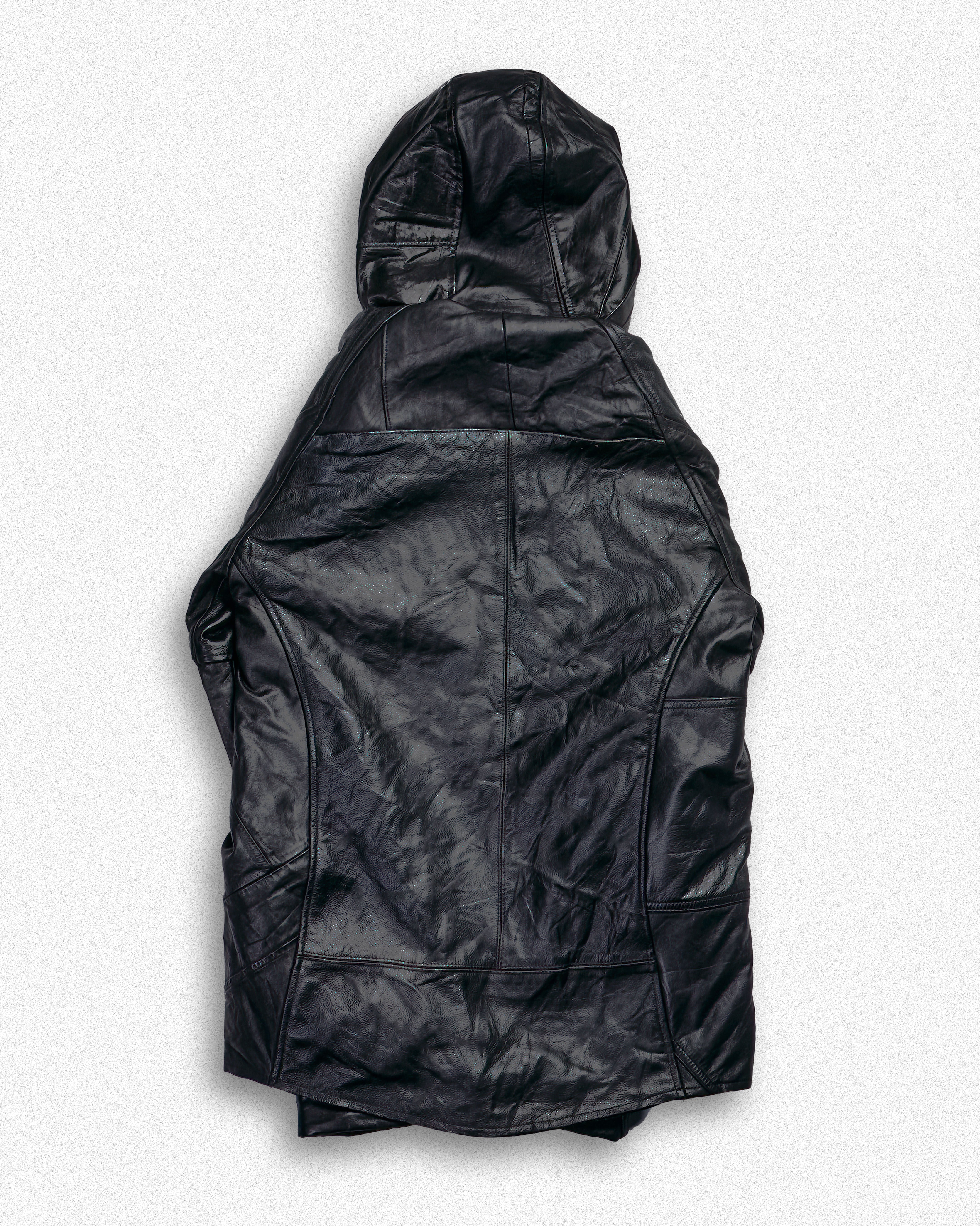Leather Hooded Jacket - XS001 – Joseph Brimicombe One of One