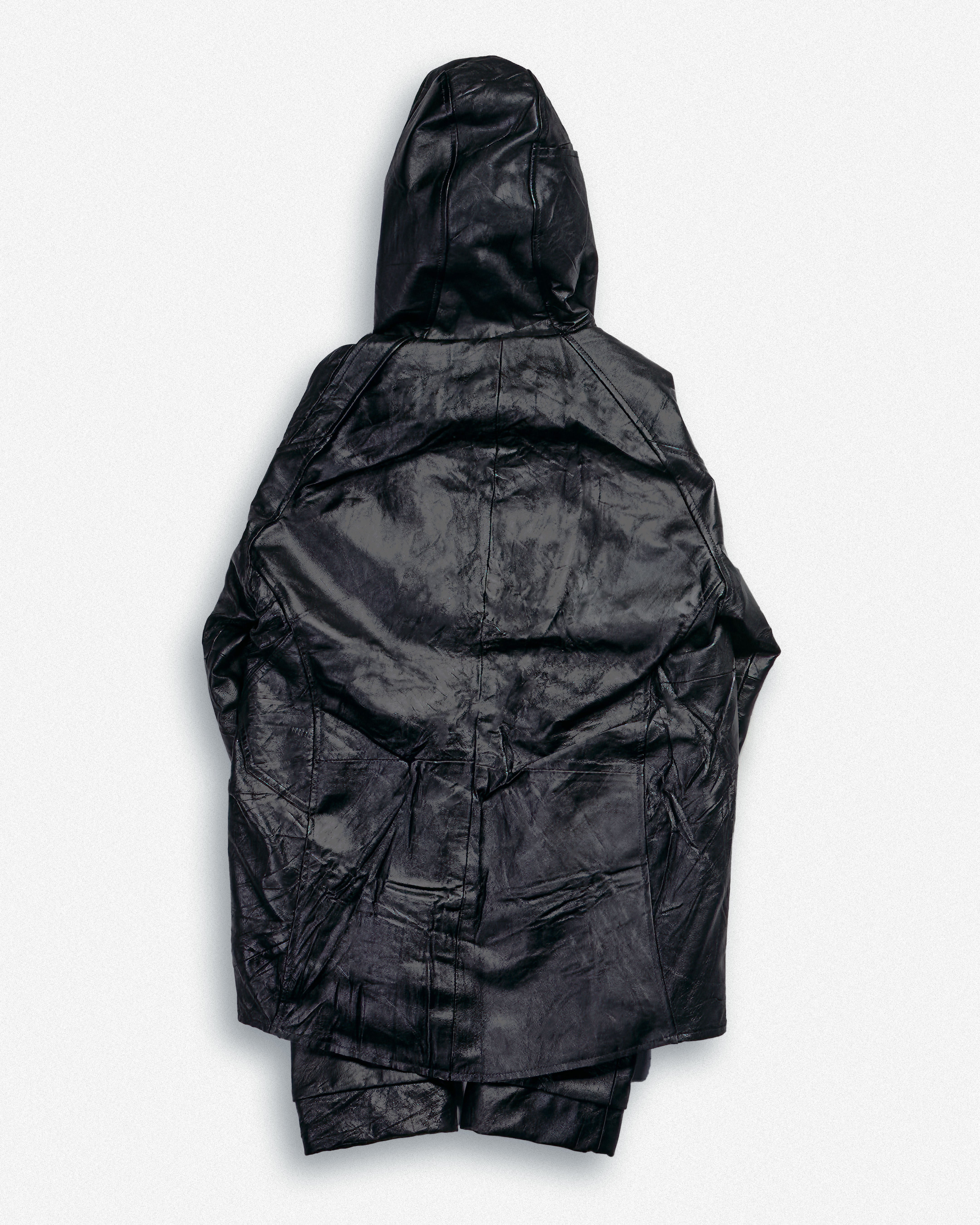Leather Hooded Jacket - XS002 – Joseph Brimicombe One of One