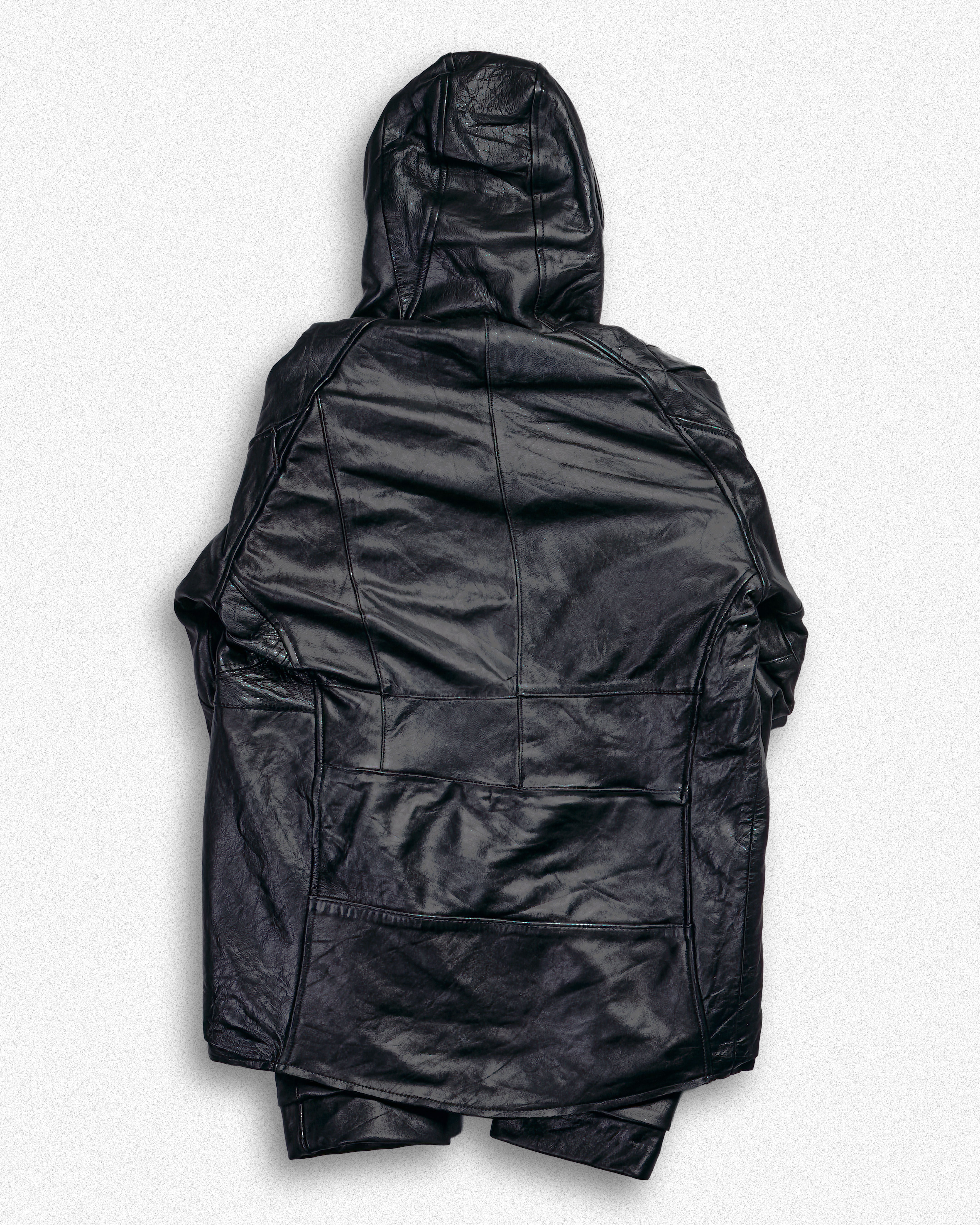 【値下げ】BEEDEN LAYEREDLIKE HOODEDJACKET Leather Hooded Jacket - S002 – Joseph Brimicombe One of One