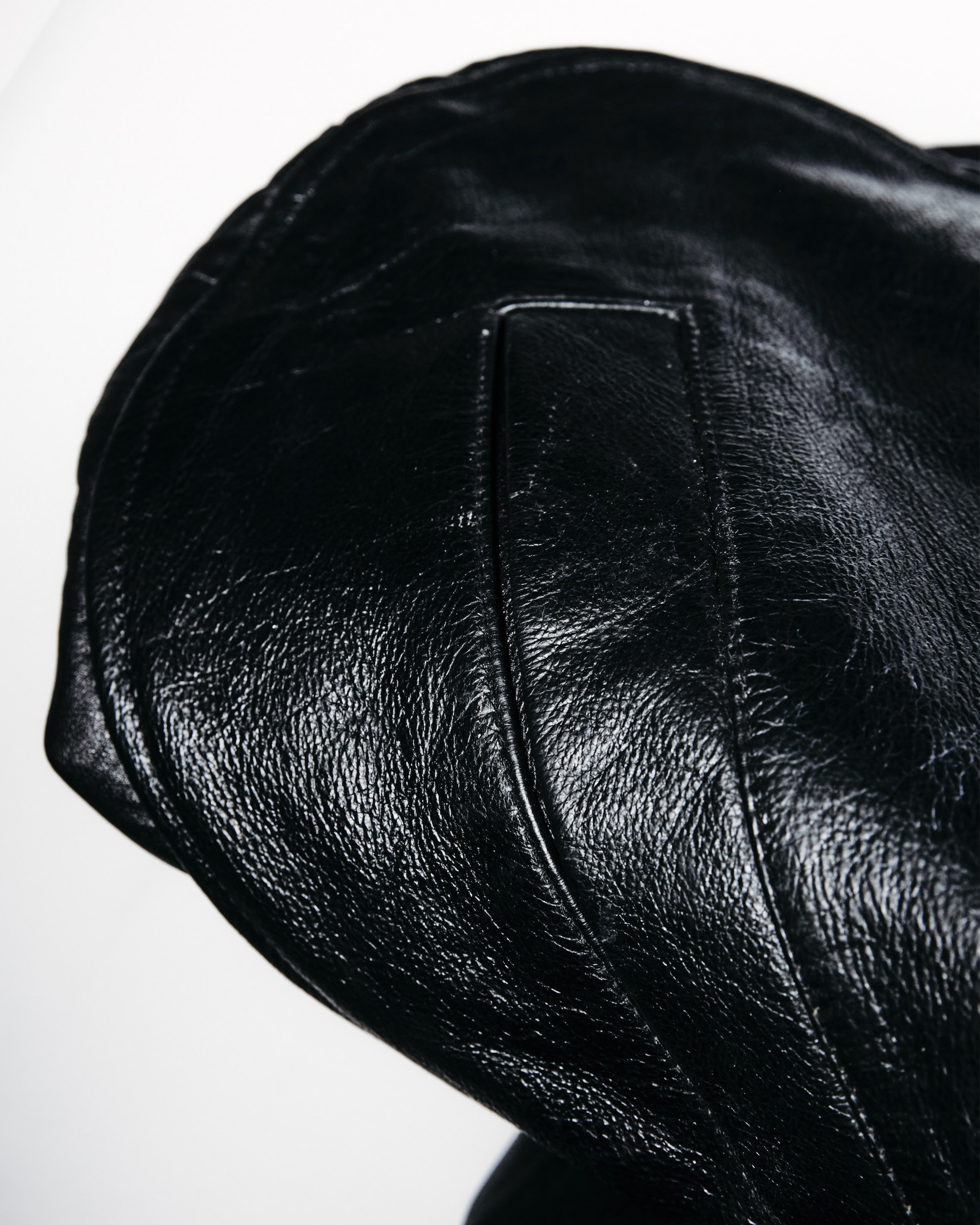 Leather Hooded Jacket - L003