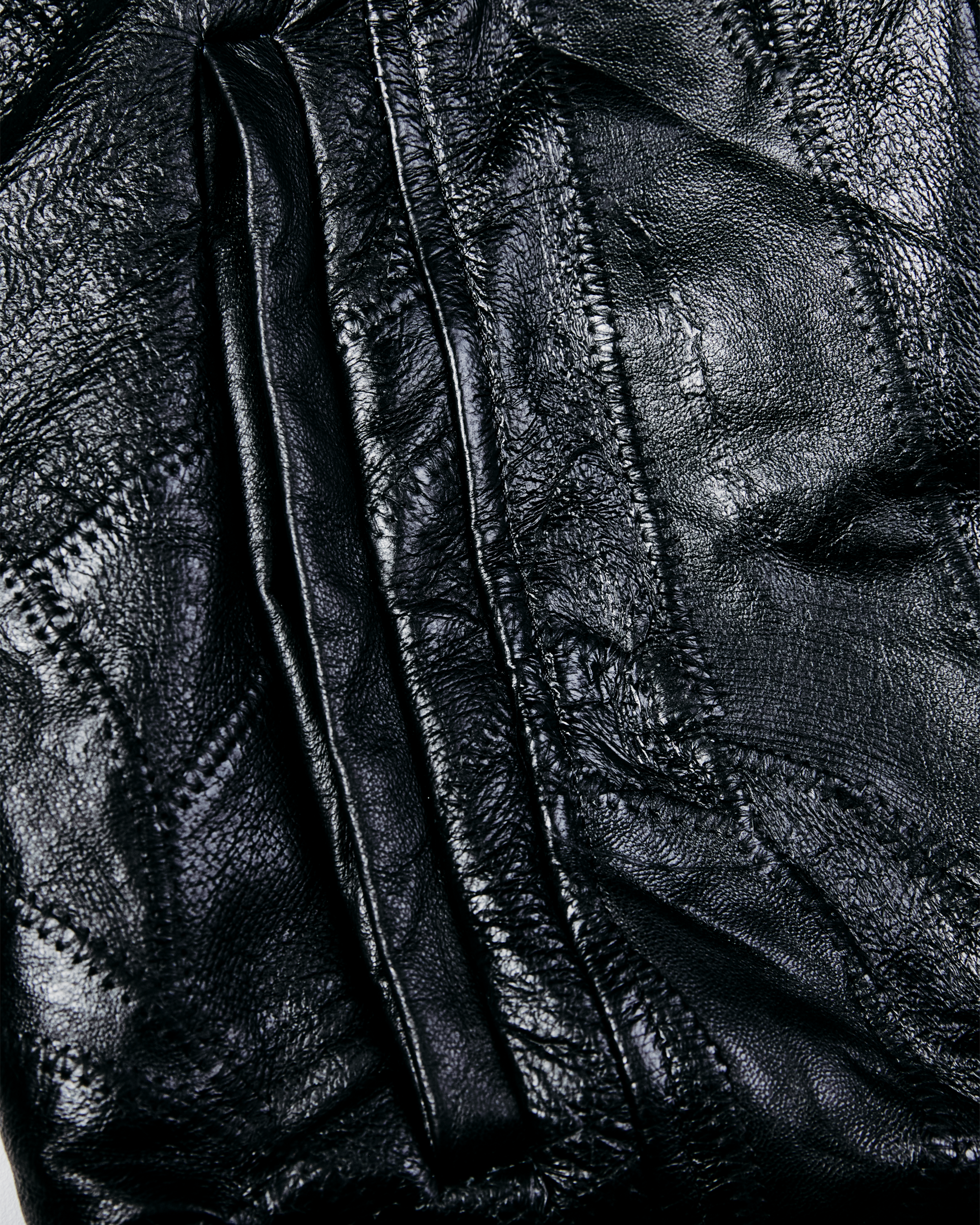 Leather Hooded Jacket - S001