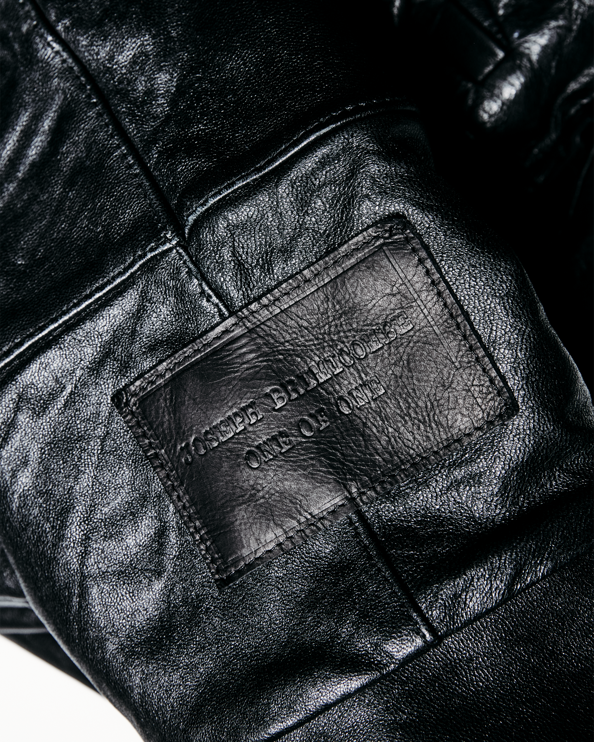 Leather Hooded Jacket - S001