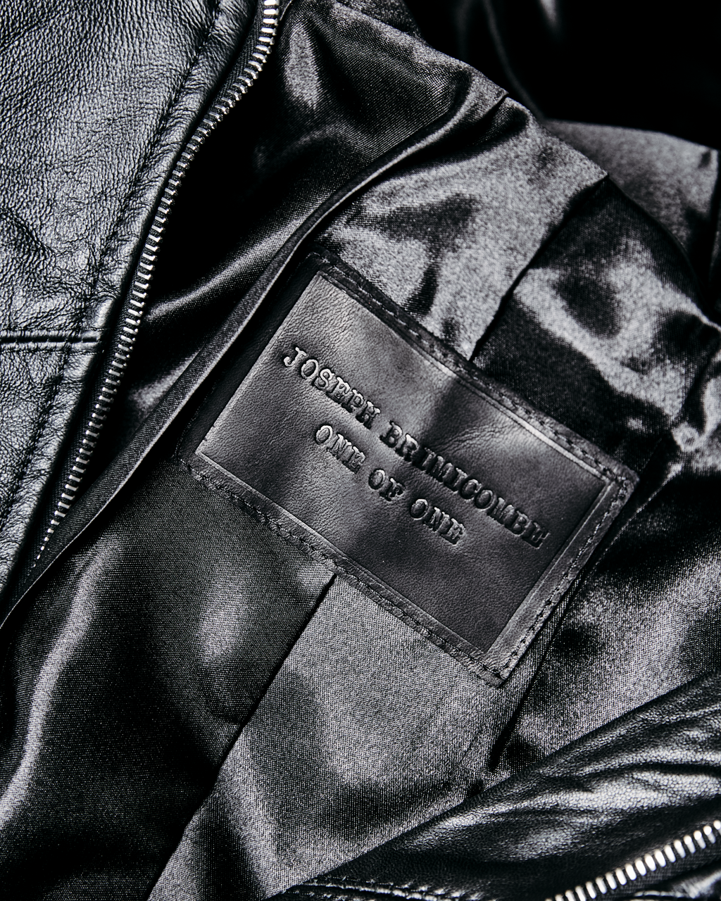 Leather Hooded Jacket - M002