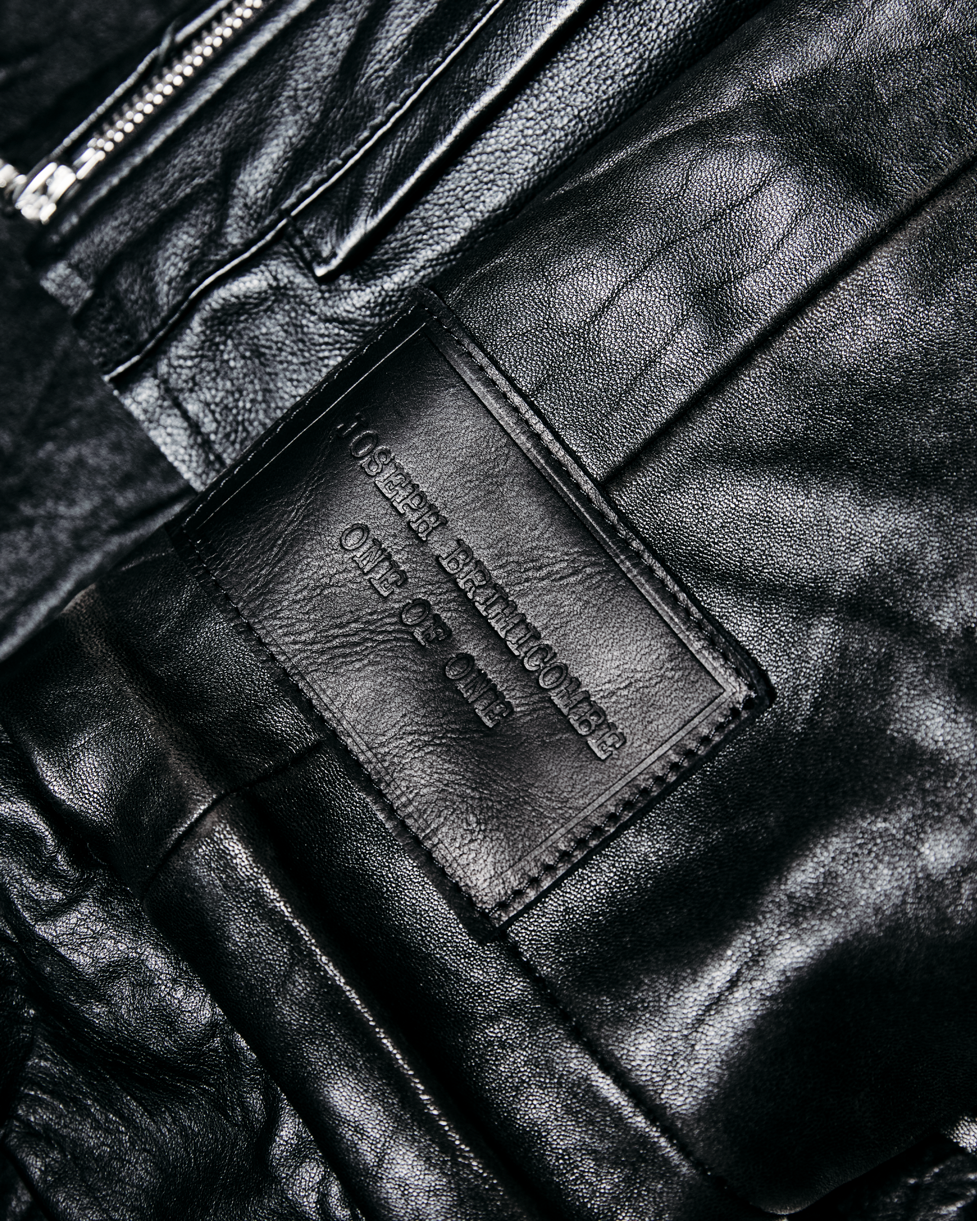 Leather Hooded Jacket - XL001